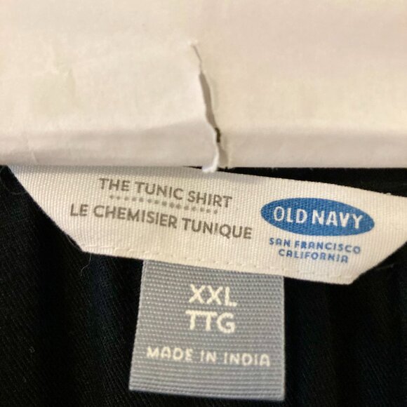 Great Condition, SZ XXL, Tunic Top, Mini Dress, Swim Cover Up Top, Black - Picture 3 of 4